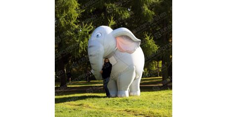 Огромные надувные ростовые костюмы слона и зефирки